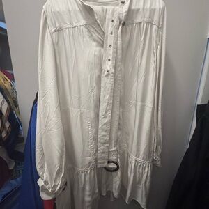 Elegant White Women's Dress